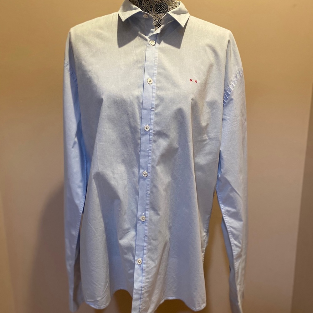 Cotelac Men’s Designer Cotton Button Down Shirt XL